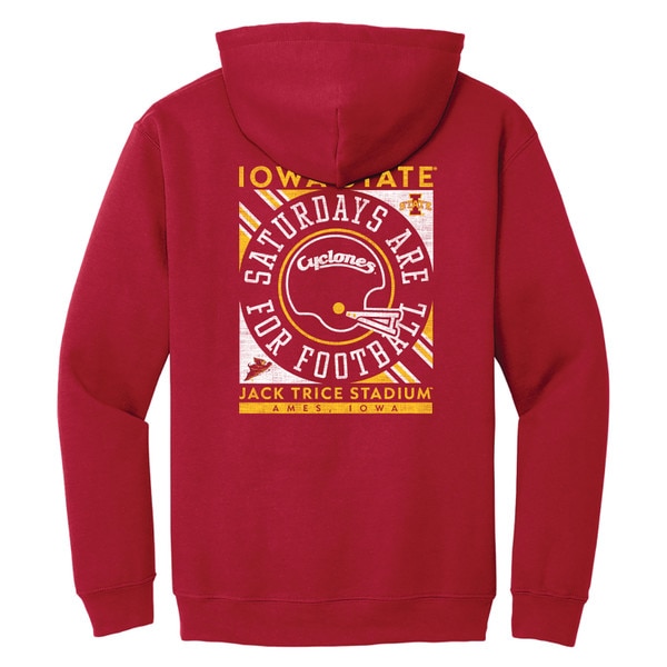 College House I-State Cardinal Saturday for Football Hooded Sweatshirt